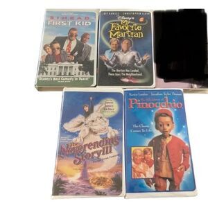 First Kid My Favorite Martian Neverending Story VHS Tape Vintage Movie 90s 80s E